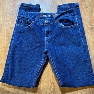 Dulcci Vetan Straight Leg Jeans Size 7/8